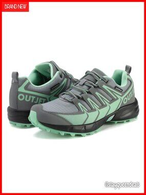 Waterproof Lightweight Hiking Shoes for Women Lace-Up